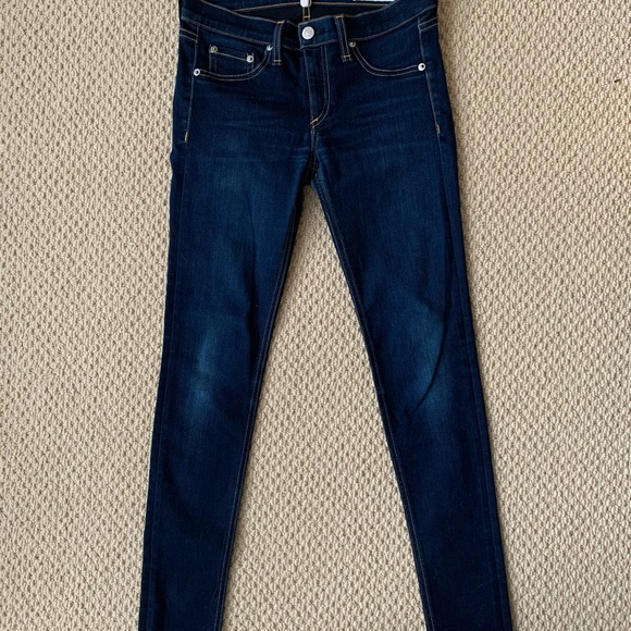Rag and Bone Dark-wash Skinny Jeans - Picture 3 of 4
